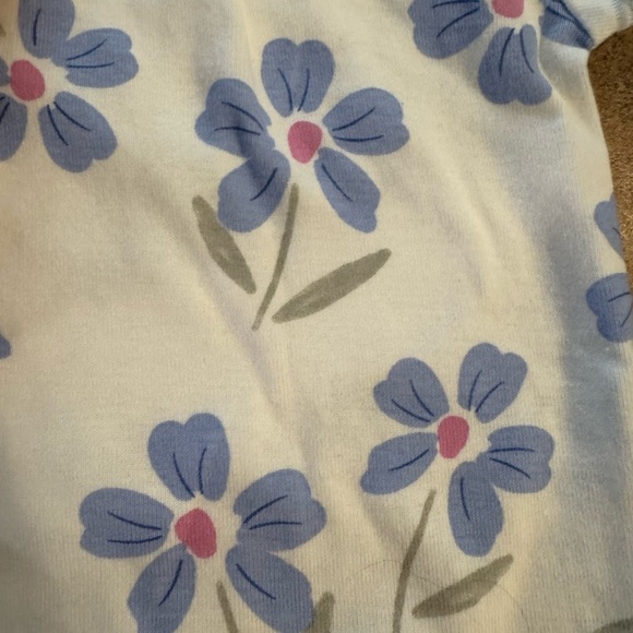 Carter's -Pink, Purple, and Blue Floral Baby Bodysuits, Size 3M - Picture 3 of 11